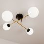 Emibig Magnum 12334 lampa podsufitowa 4x10 W czarna zdj.5