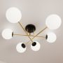 Emibig Magnum 12336 lampa podsufitowa 6x10 W czarna zdj.4