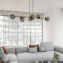 Emibig Gravity 12376 lampa wisząca 6x10 W czarna-złota zdj.5