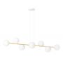 Emibig Gravity 12428 lampa wisząca x10 W biała-złota zdj.1