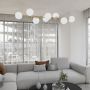 Emibig Gravity 12428 lampa wisząca x10 W biała-złota zdj.5