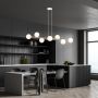 Emibig Gravity 12428 lampa wisząca x10 W biała-złota zdj.8