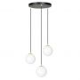 Emibig Royal 12433 lampa wisząca 3x W czarna-złota zdj.1