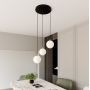 Emibig Royal 12433 lampa wisząca 3x W czarna-złota zdj.5