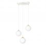Emibig Royal 12443 lampa wisząca 3x10 W biała-złota zdj.3