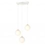 Emibig Royal 12443 lampa wisząca 3x10 W biała-złota zdj.1