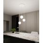 Emibig Royal 12443 lampa wisząca 3x10 W biała-złota zdj.6