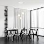 Emibig Royal 12443 lampa wisząca 3x10 W biała-złota zdj.9