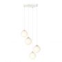 Emibig Royal 12444 lampa wisząca 4x10 W biała-złota zdj.3