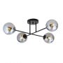 Emibig Roma 12454 lampa podsufitowa 4x10 W czarna zdj.1