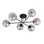 Emibig Roma 12456 lampa podsufitowa 6x10 W czarna zdj.1