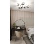 Emibig Roma 12456 lampa podsufitowa 6x10 W czarna zdj.4