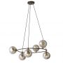 Emibig Azura 12946 lampa wisząca 6x10 W czarna zdj.1