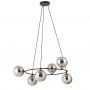 Emibig Azura 12946 lampa wisząca 6x10 W czarna zdj.3