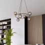 Emibig Azura 12946 lampa wisząca 6x10 W czarna zdj.5