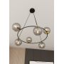 Emibig Azura 12946 lampa wisząca 6x10 W czarna zdj.7