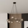 Emibig Azura 12948 lampa wisząca powyżej 6x10 W czarna zdj.4