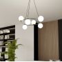 Emibig Azura 12956 lampa wisząca 6x10 W czarna zdj.5