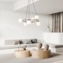Emibig Azura 12956 lampa wisząca 6x10 W czarna zdj.8