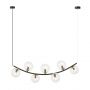 Emibig Ritz 12967 lampa wisząca powyżej 6x10 W czarna zdj.1