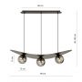Emibig Aura 13003 lampa wisząca czarna zdj.2