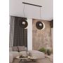 Emibig Soho 13024 lampa wisząca 4x10 W czarna-drewno zdj.6