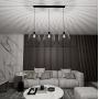 Emibig Onyx 13043 lampa wisząca 3x15 W czarna zdj.5