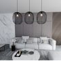 Emibig Onyx 13043 lampa wisząca 3x15 W czarna zdj.6