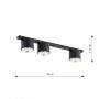 Emibig Nano 13103 lampa podsufitowa 3x15 W czarna zdj.2