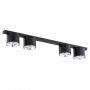 Emibig Nano 13104 lampa podsufitowa 4x15 W czarna zdj.1