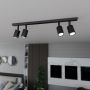 Emibig Flash 13124 lampa podsufitowa 4x8 W czarna zdj.5