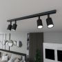 Emibig Flash 13124 lampa podsufitowa 4x8 W czarna zdj.9