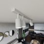 Emibig Flash 13134 lampa podsufitowa 4x8 W biała zdj.8