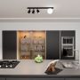 Emibig Baster 13144 lampa podsufitowa czarna zdj.3