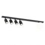 Emibig Baster 13145 lampa podsufitowa 5x8.1 W czarna zdj.3