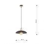 Emibig Kobe 13181 lampa wisząca 1x15 W czarna zdj.2
