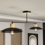 Emibig Kobe 13182 lampa podsufitowa 2x15 W czarna zdj.6