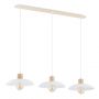 Emibig Kobe 13193 lampa wisząca 3x15 W biała zdj.1