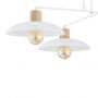 Emibig Kobe 13194 lampa podsufitowa 4x15 W biała zdj.5