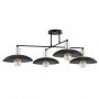 Emibig Spirit 13204 lampa podsufitowa 4x15 W czarna-złota zdj.1