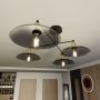 Emibig Spirit 13204 lampa podsufitowa 4x15 W czarna-złota zdj.6