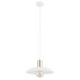 Emibig Spirit 13211 lampa wisząca 1x15 W biała-złota zdj.1