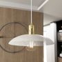 Emibig Spirit 13211 lampa wisząca 1x15 W biała-złota zdj.7
