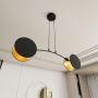 Emibig Motif 13252 lampa wisząca 2x15 W czarna-złota zdj.6