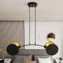 Emibig Motif 13252 lampa wisząca 2x15 W czarna-złota zdj.7