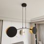 Emibig Motif 13252 lampa wisząca 2x15 W czarna-złota zdj.8