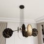 Emibig Motif 13274 lampa wisząca 4x15 W czarna zdj.5