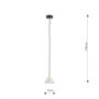 Emibig Elit 13291 lampa wisząca 1x12 W czarna zdj.2