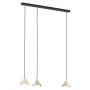 Emibig Elit 13293 lampa wisząca 3x12 W czarna zdj.1
