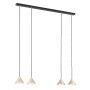Emibig Elit 13294 lampa wisząca 4x12 W czarna zdj.1